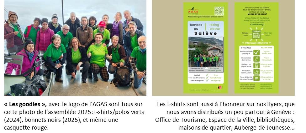 « Goodies » et flyers