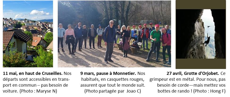 Nos randonneurs au Salève